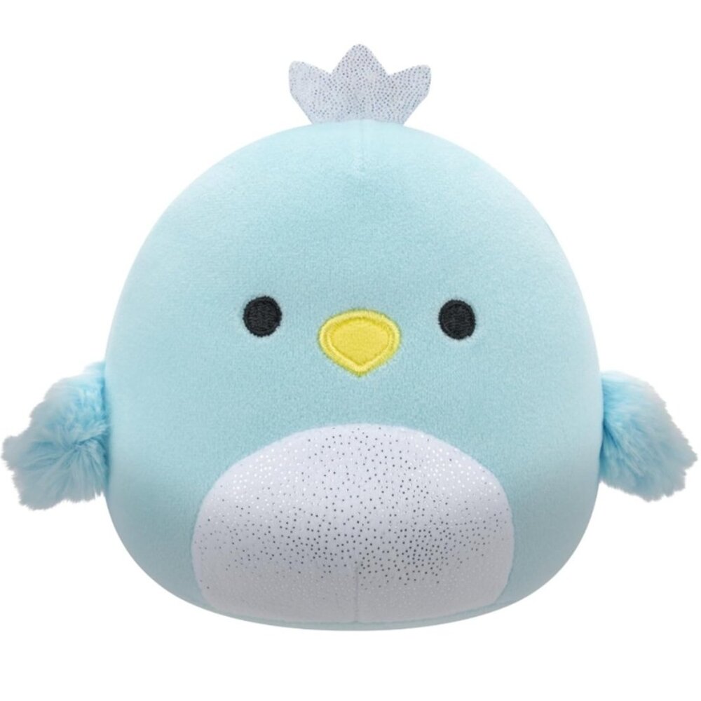 Squishmallows Original Cecilia the Blue Swan - Silver Crown & Sparkle Belly 5 In